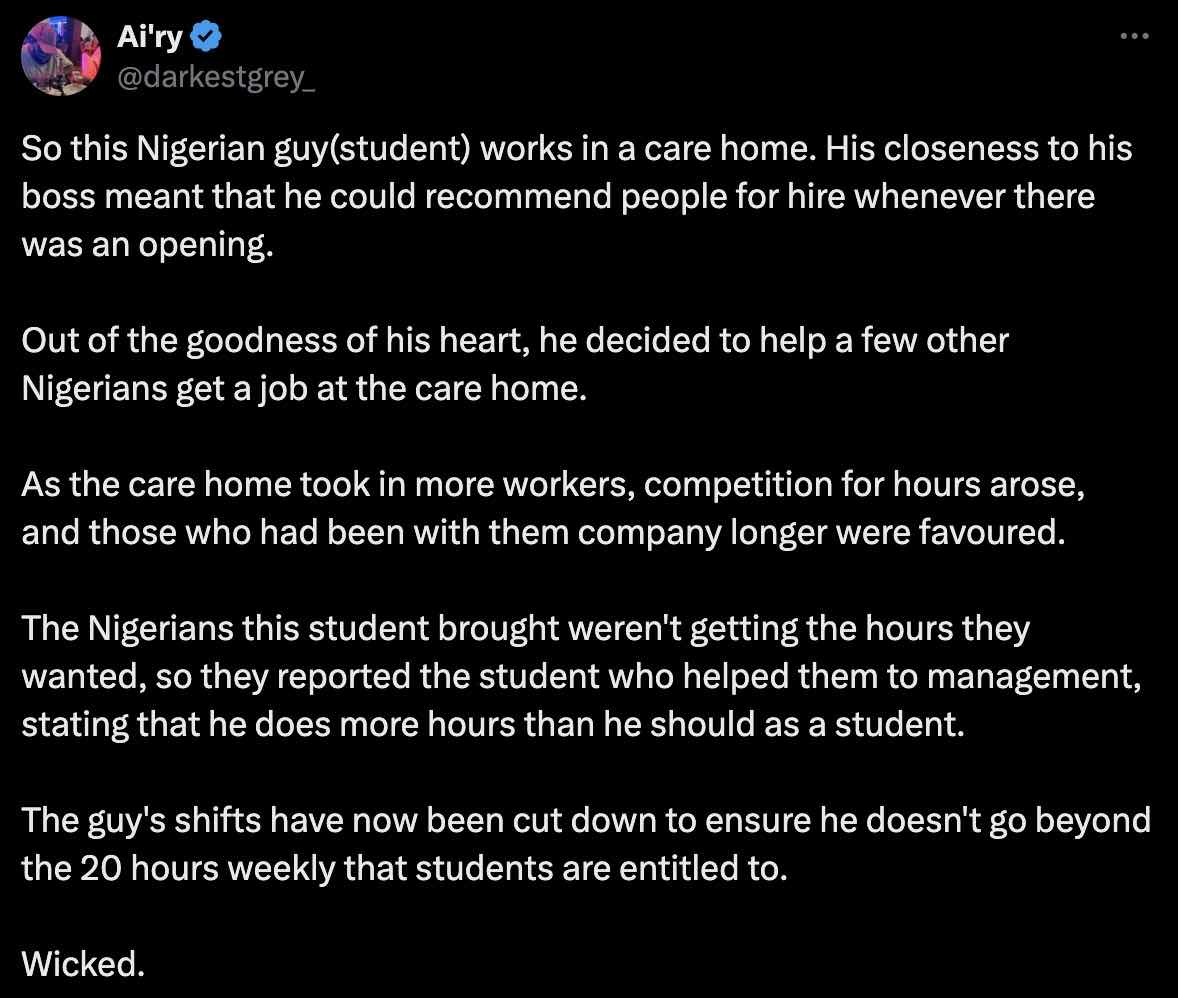 Nigerian man regrets decision after helping others secure jobs abroad